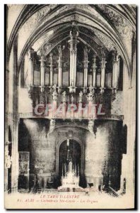 Old Postcard Organ Albi Cathedral Ste Cecile Organs