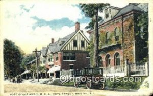 Bristol, RI USA Post Office Unused 