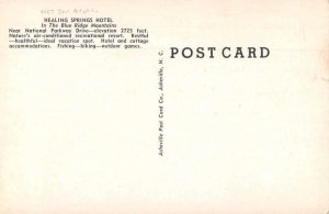 Crumpler North Carolina Healing Springs Hotel Vintage Postcard JI658250