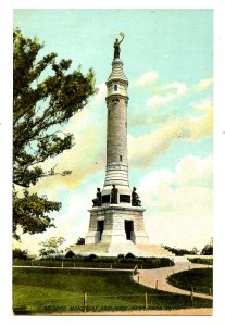 CT - New Haven. East Rock Park, Soldiers' Monument