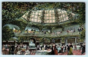 BUFFALO, New York NY ~ Hotel Statler PALM ROOM 1910s ~ Tuck #2607 Postcard