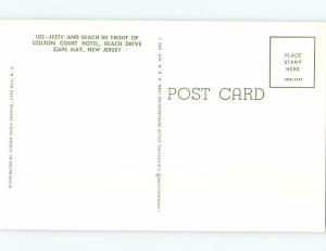 Unused Pre-1980 HOTEL SCENE Cape May New Jersey NJ B0443