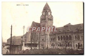 Old Postcard Metz Train