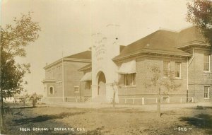 c1910 Reedley Fresno California High School Besaw RPPC Photo Postcard