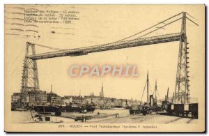 Old Postcard Rouen Transporter Bridge
