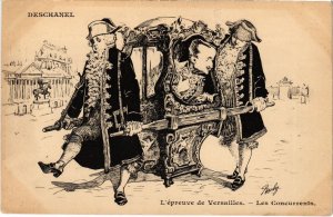 PC DESCHANEL EPREUVE DE VERSAILLES LES CONCURRENTS POLITICS SATIRE (a29826)