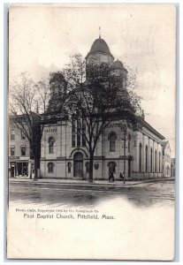 1907 First Baptist Church Pittsfield Massachusetts MA Rotograph Co Postcard 