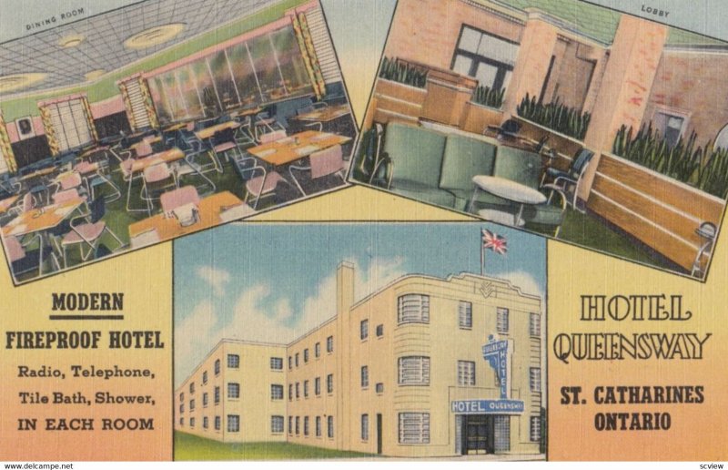 ST. CATHERINES , Ontario , Canada , 1930-40s ; Hotel Queensway