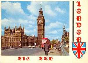 BR2778 Big Ben The clock tower London  uk
