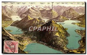 Old Postcard Gotthard