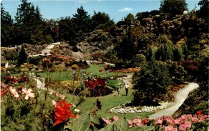 Queen Elizabeth Park Quarry Gardens Vancouver B.C. Postcard Dan Propp Photo Made