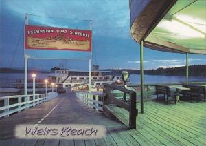 New Hampshire Weirs Beach Excursion Boat At Dock