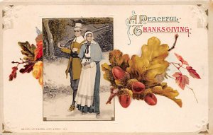 Artist Samuel Schmucker Vintage Thanksgiving Postcard