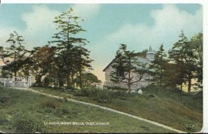 Wales Postcard - Llandrindod Wells - Old Church - Radnorshire - Ref ZZ5986
