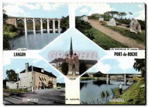 Postcard Modern Rock Port Langon The vaiduc The ladies Hotle Hameline Rock Br...