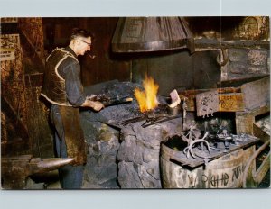 Vtg Ghost Town California CA Knotts Berry Farm Blacksmith Shop Postcard