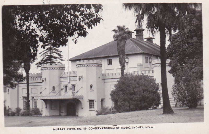 Australia Sydney Conservatorium Of Music 1953 Real Photo