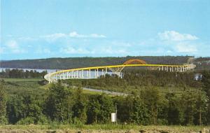 Port Mann Bridge Vancouver BC British Columbia Unused Vintage Postcard D32