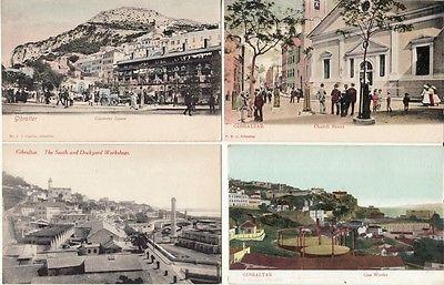 GIBRALTAR -- Gas Works, Casemates Square, Dockyard, Churc...