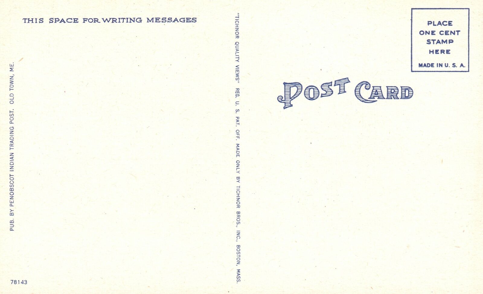 Vintage Postcard 1930's Main Street Restaurants & Shopping Stores Old