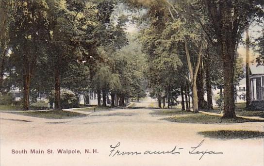 South Main Street Walpole New Hampshire 1908