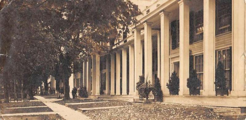 Manchester Vermont Equinox House Real Photo Antique Postcard K99422