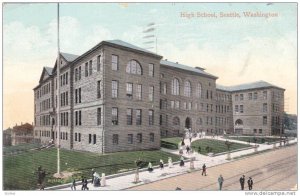 Exterior, High School,Seattle,Washington,PU-00-10s