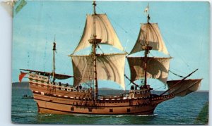 Postcard - Mayflower II - Plymouth, Massachusetts