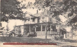 Wilkins Farm House Loch Sheldrake, New York NY Postcard