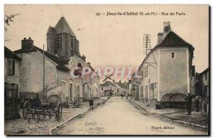 Jouy le Chalet - Paris street - plow - plow - plow - - Old Postcard