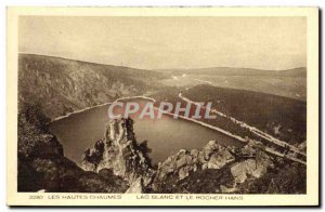 Old Postcard The High Chaumes White Lake And The Rock Hans