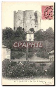 Old Postcard Etampes La Tour De Guinette