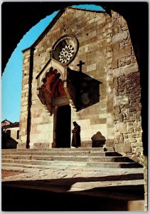 Fiesole St. Francis Church Italy Church Parish Postcard