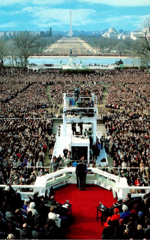 President Ronald Reagan Delivering Inaugural Address