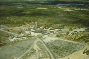 Con Mine Yellowknife NWT Northwest Territories Aerial Postcard D23