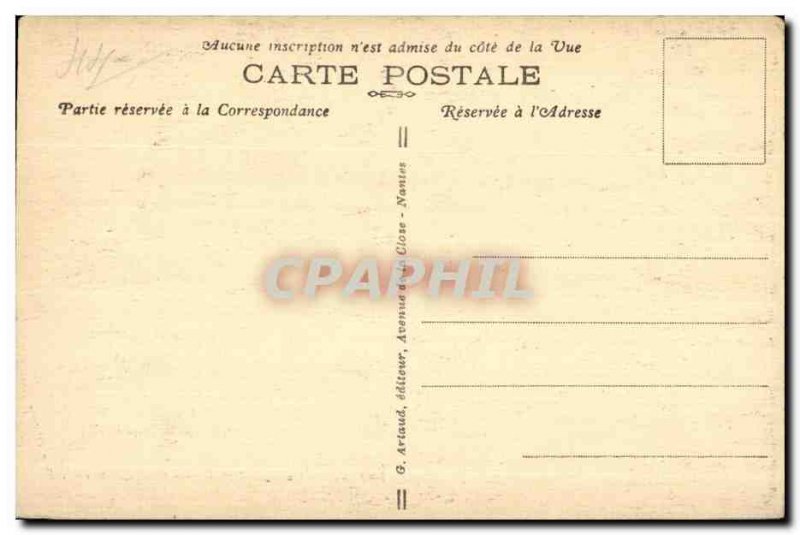 Postcard Old Guerande Colleglate Saint Aubin