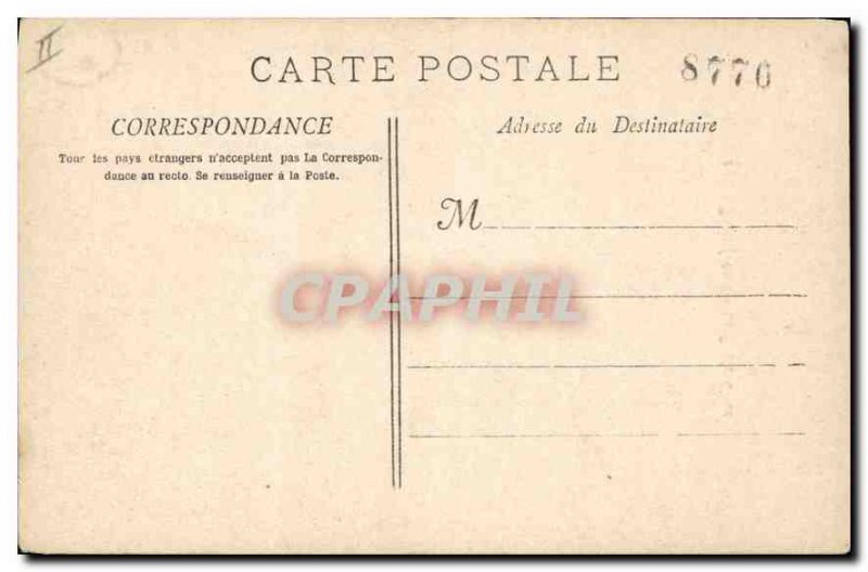 Old Postcard Roquefavour Route Aix