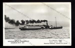 F3072 - Paddle Steamer - Eagle - built 1864 - postcard
