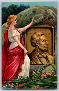K28/ Interesting Postcard c1910 President Abraham Lincoln Memorial 513