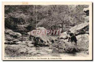 Chevreuse Valley Postcard Old Waterfalls Cernay la Ville