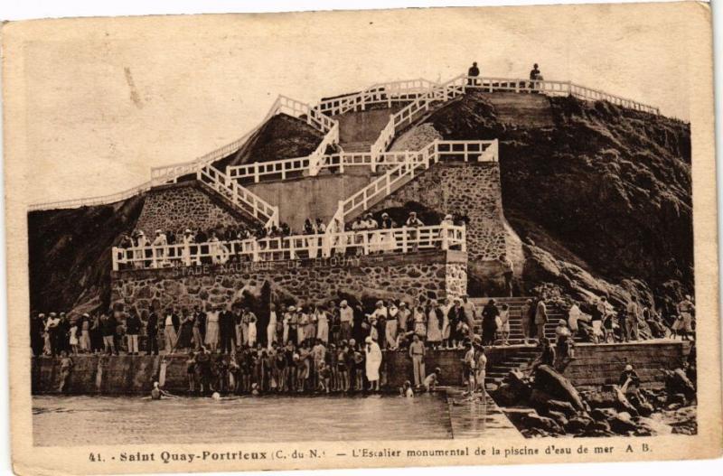 CPA St-QUAY-PORTRIEUX - L'Escalier monumental de la (243564)