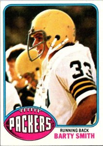 1976 Topps Football Card Barty Smith Green Bay Packers sk4364