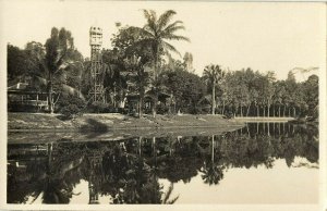 singapore, Landscape View (1920) RPPC Postcard