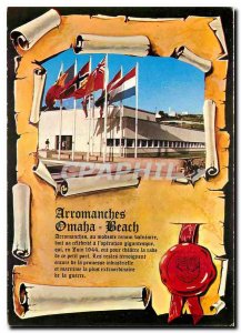 Modern Postcard Arromanches Calvados Port Winston Normandy The landing of the...