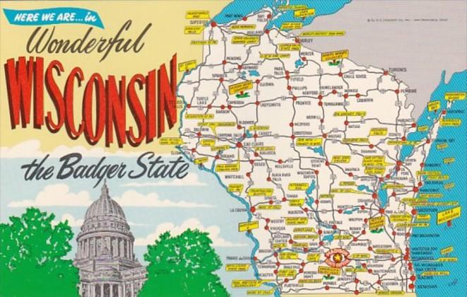 Map Of Wisconsin