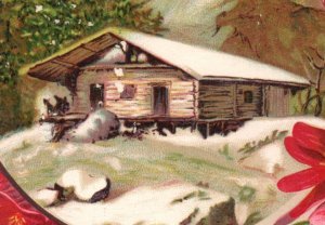 1880s Tulip Soap Winter Mountain Scenes Cabin Lot Of 2 F115