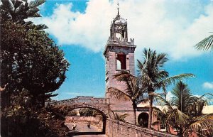 Deepdene Manor showing the bridge leaving the Manor to the Boathouse Bermuda ...