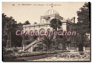 Old Postcard Arcachon Cote D'Argent Villa Algerienne