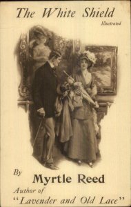 Book Frontispiece Romance - Myrtle Reed Lavender & Old Lace c1910 Postcard