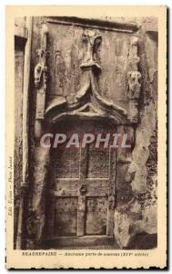 Beaurepaire - Gate of & # 39Eglise Old Postcard - air